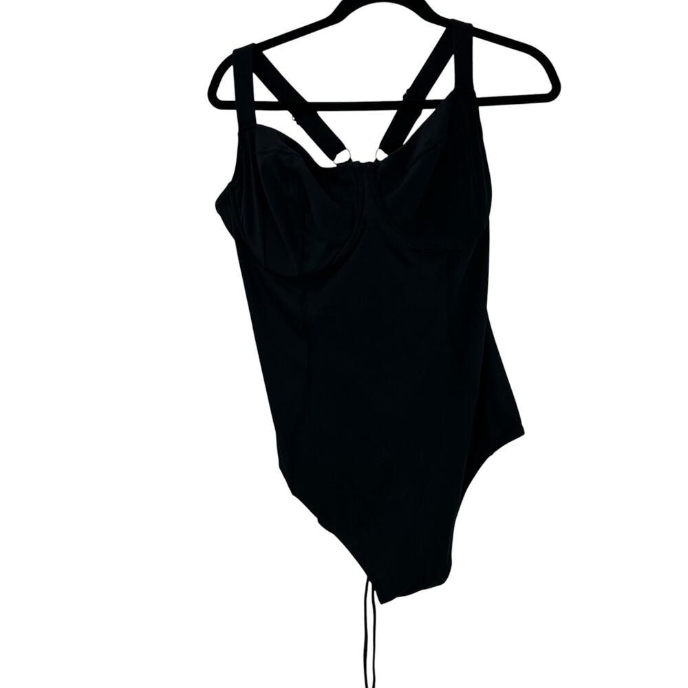 TA3 Lifty One Piece Swimsuit Black D/DD Cup Size 3X Regular Long NWT